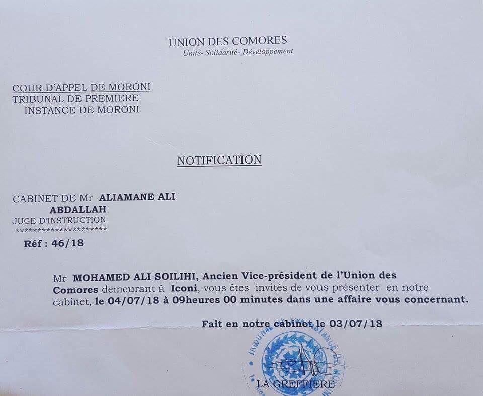 image Affaire de la citoyenneté économique  /Mamadou est convoqué au tribunal ce matin